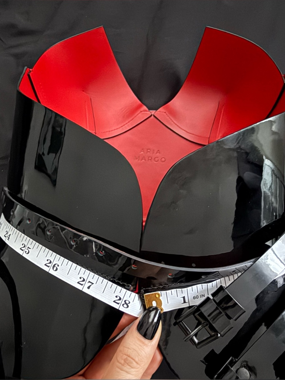 Aria Margo Patent Leather Corset - Picture 6 of 6